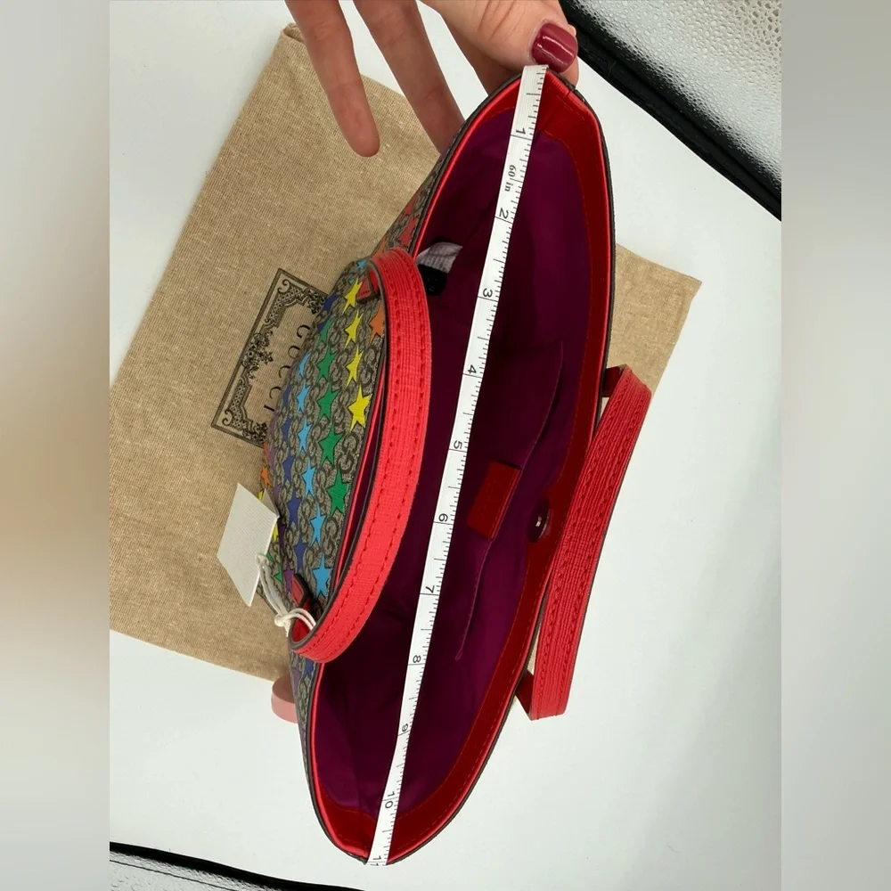 Gucci Rainbow Star GG Supreme Bag - with COA - Picture 10 of 13